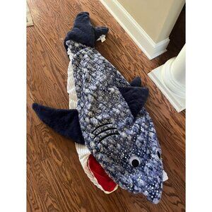 Tommy Bahama Shark Blanket Plush New